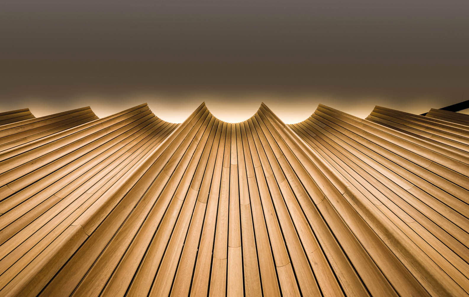 Te pae Christchurch Convention Centre Sculptform Concave Feature Wall